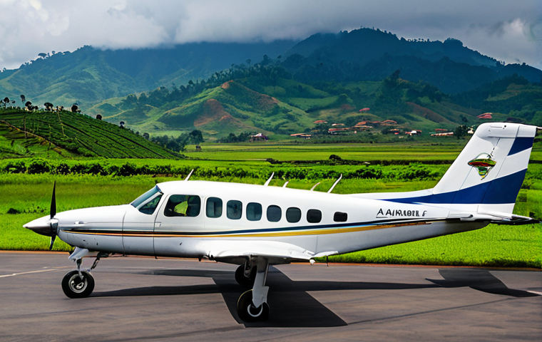 르완다의 주요 국제 공항 - Kigali International Airport - Arrival**

"A modern, bustling airport terminal in Kigali, Rwanda. Fo...