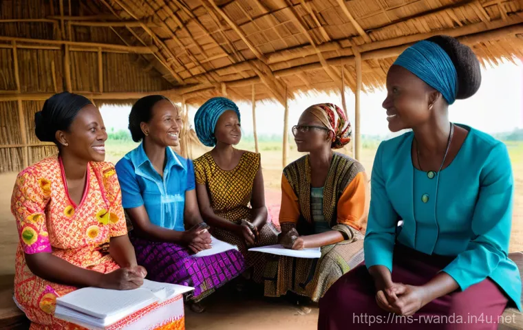 르완다의 주요 농업 협동조합 - **Prompt**: "A dynamic scene showcasing Rwandan farmers embracing modern agricultural technology. In... 르완다의 주요 농업 협동조합 - **Prompt**: "A dynamic scene showcasing Rwandan farmers embracing modern agricultural technology. In...