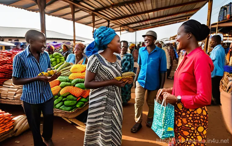 르완다 공항 도착 절차 - **Prompt 1: Welcoming Arrival at Kigali International Airport**
    "A bright, modern, and immaculat...