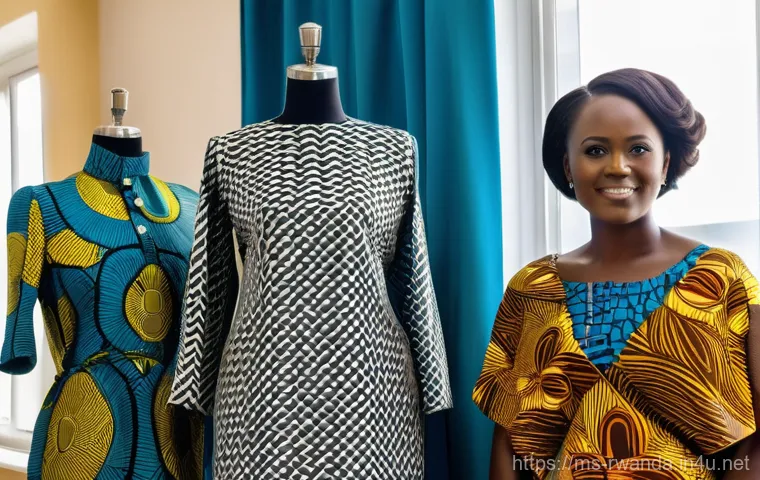 르완다의 주요 직물 산업 - Image Prompt 1: "Kigali's Modern Heritage"**