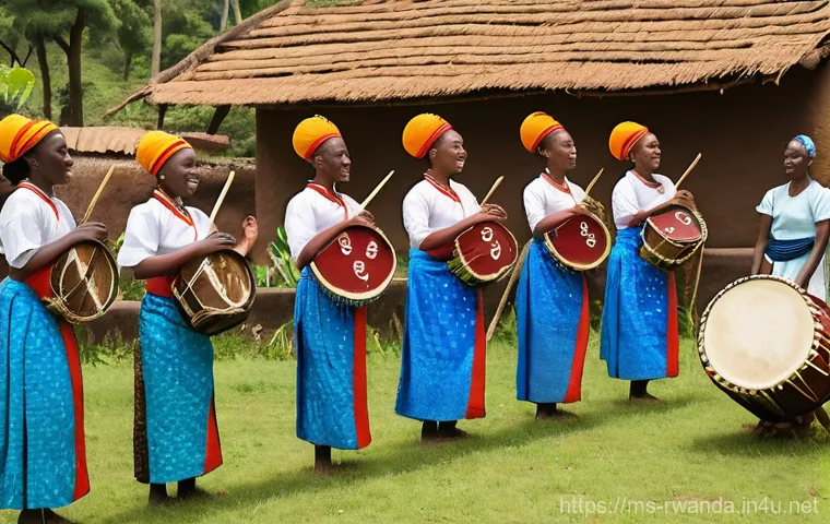 르완다 민속 춤의 주요 공연장 분석 - **Prompt for a Traditional Intore Performance in a Historical Setting:**
"A group of Rwandan Int... 르완다 민속 춤의 주요 공연장 분석 - **Prompt for a Traditional Intore Performance in a Historical Setting:**
"A group of Rwandan Int...