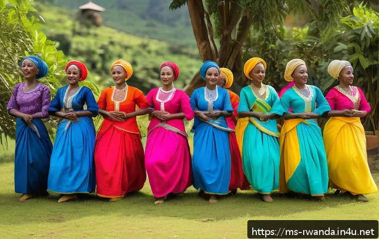 르완다 민속 춤의 문화적 중요성 관련 이미지 1